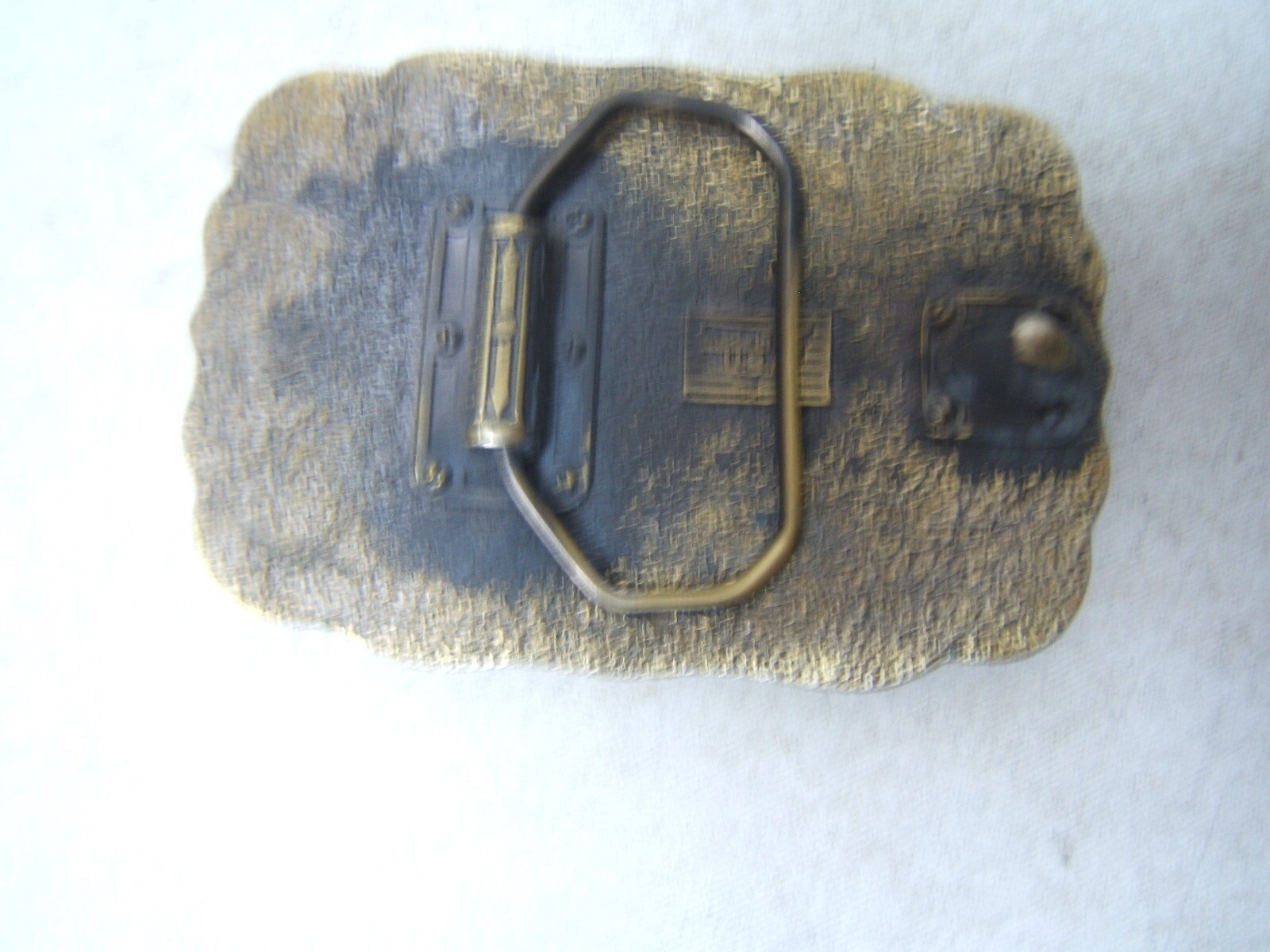 NRA Whittington Center Brass Belt Buckle 20th Anniversary 1993