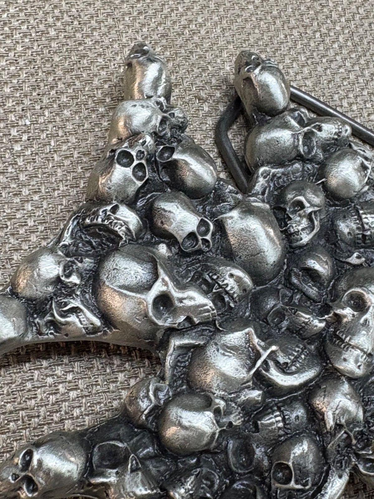 Skull & Cross Belt Buckle # 4640 Great American Products Texas Skulls
