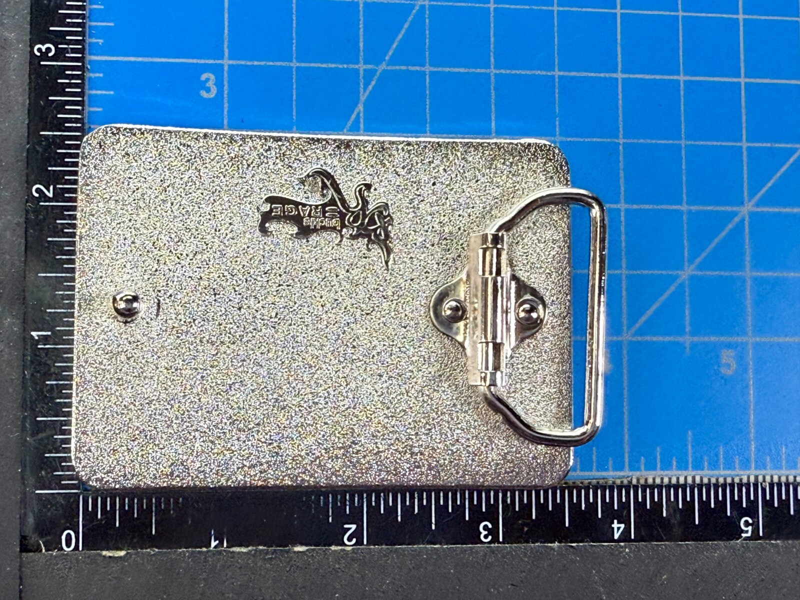 Rectangular Silver Color Craft Project Belt Buckle Make your own DIY Design!