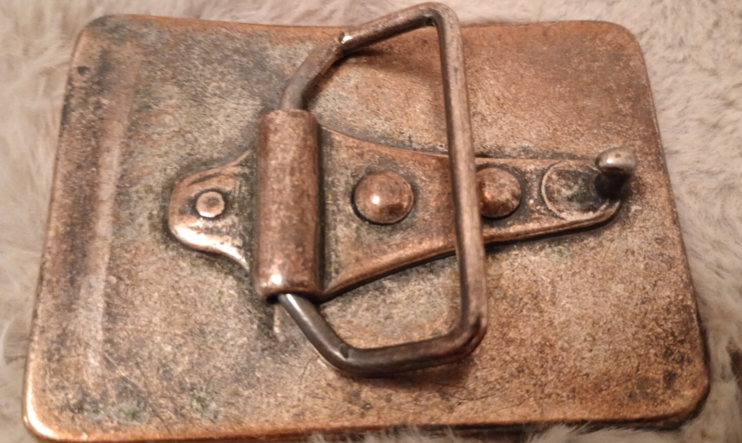 Vintage Registered Trademark E In Shield Quality Brand Belt Buckle