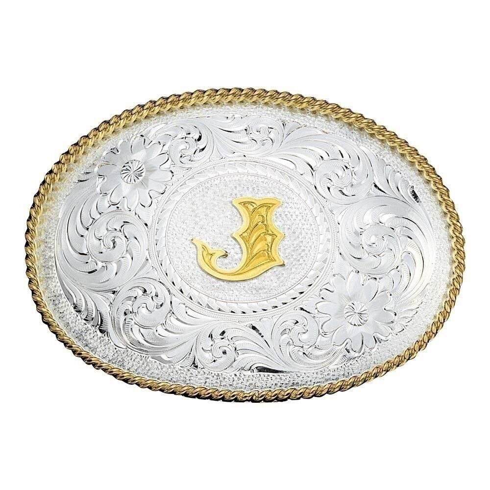 Montana Silversmiths Men&rsquo;s Initial Buckle
