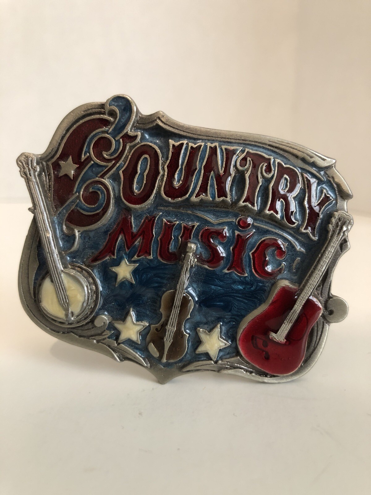 Country Music Nashville Guitar Banjo The Great American Buckle Co. Belt USA