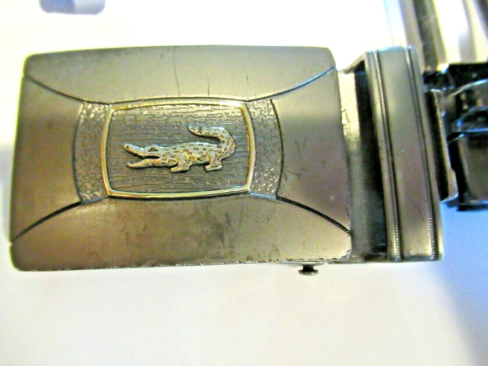 LOT 5 DESIGNER YSL Yves Saint Laurent IZOD BALLY TED BAKER FERRARI Belt Buckles