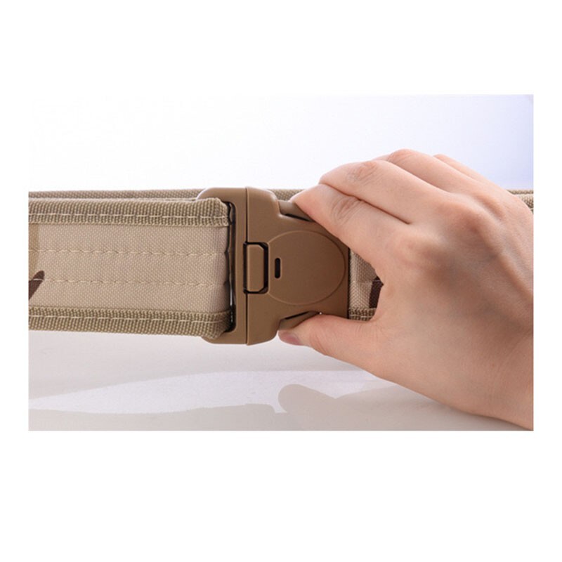 Outdoor Camouflage Tactical Belt Military Oxford Cloth Belt Mountaineering Belt