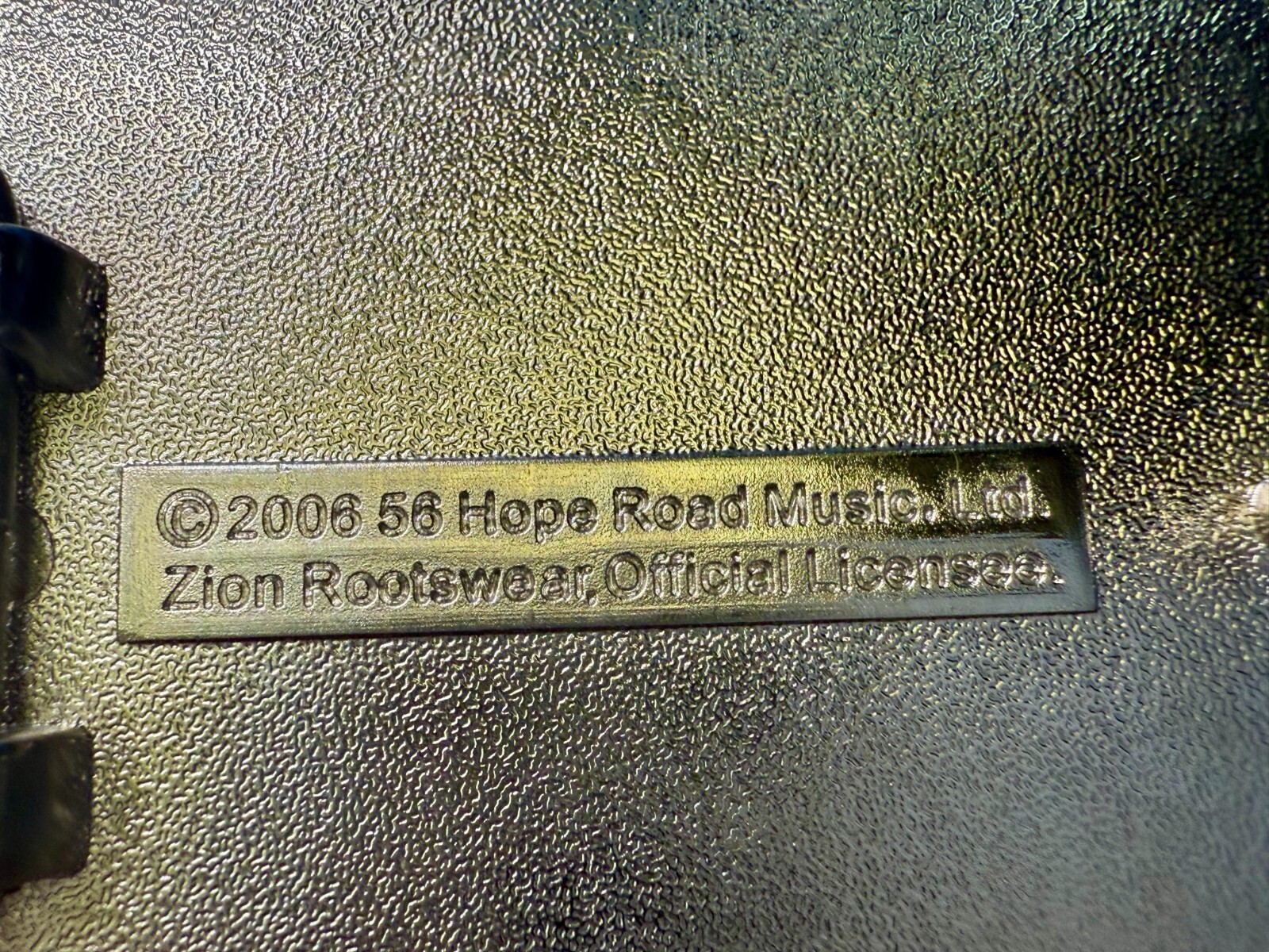 BOB MARLEY Jamaican Singer Rastafarian Flag Music Reggae 2006 Belt Buckle