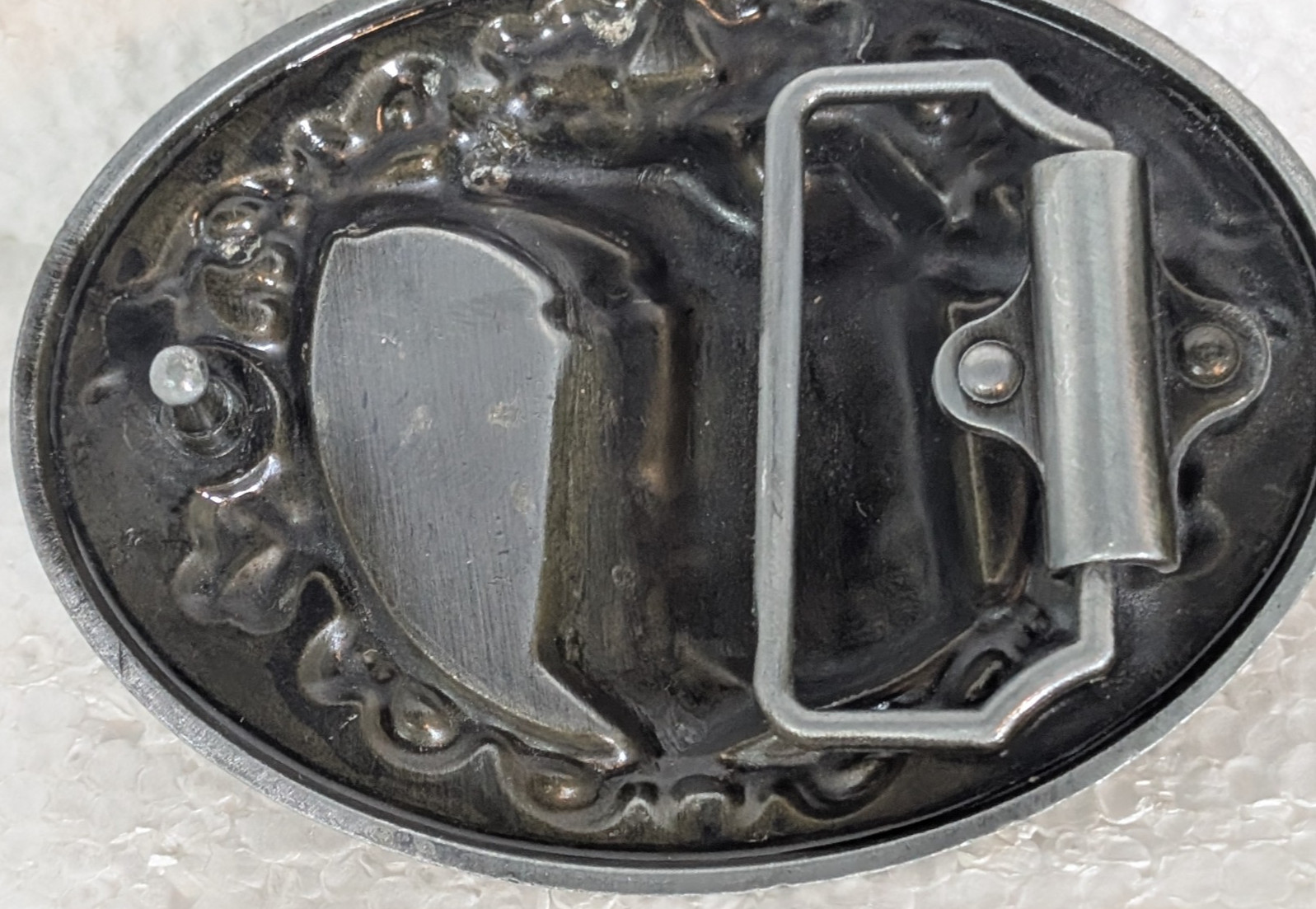 Western Cowboy Boots Metal 4&Prime; Belt Buckle Farm Ranch Metal Unisex