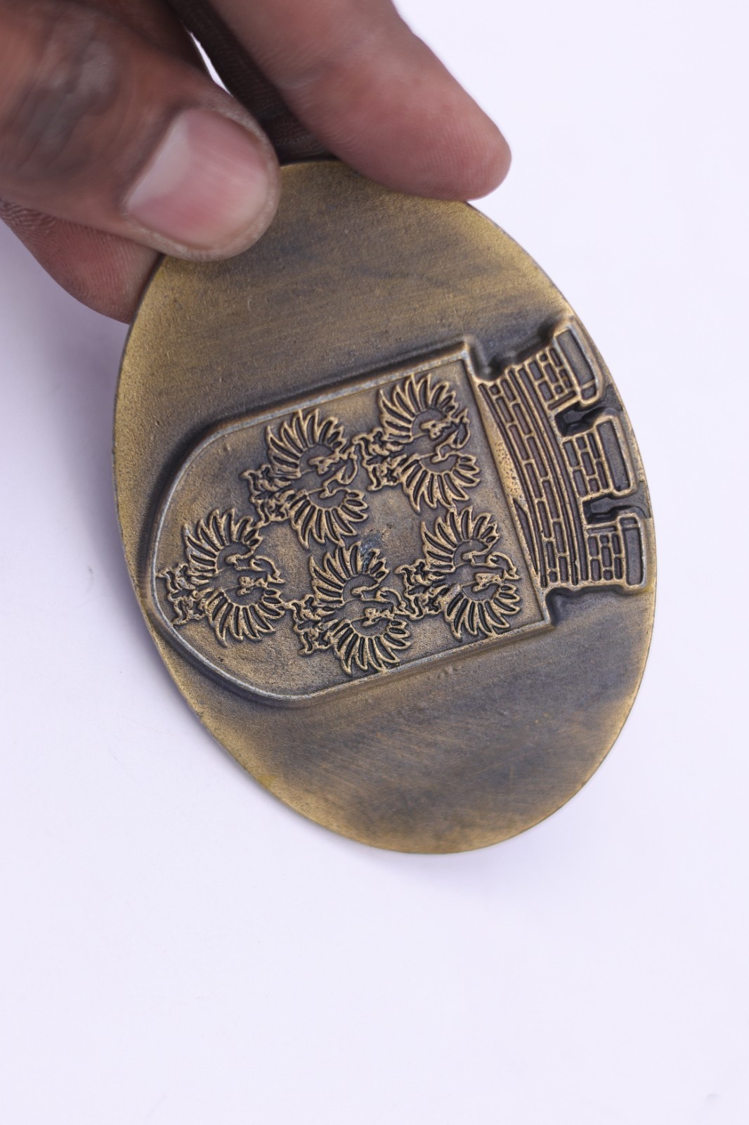 Western Belt Buckle With Handmade Leather Strap| Elk Deer Design – Rodeo Buckle