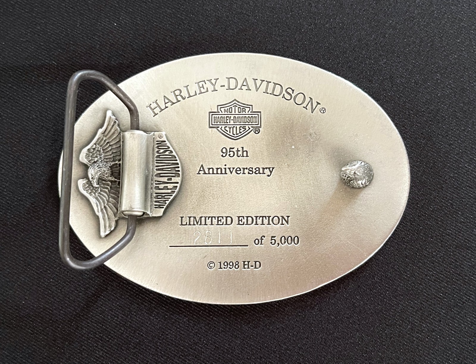 95 Years Of Great Motorcycles Harley-Davidson Belt Buckle