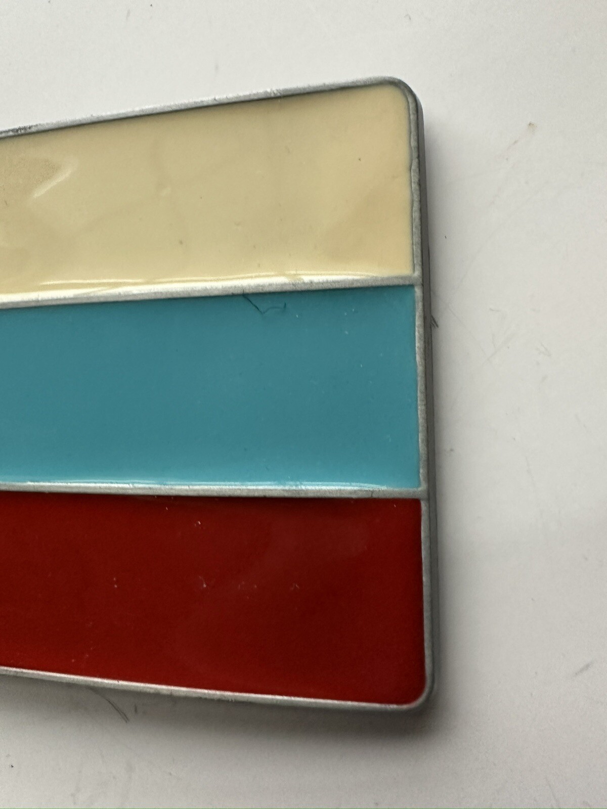 NEW RUSSIA FLAG COUNTRY PATRIOTIC RED BLUE WHITE SOVIET UNION BELT BUCKLE