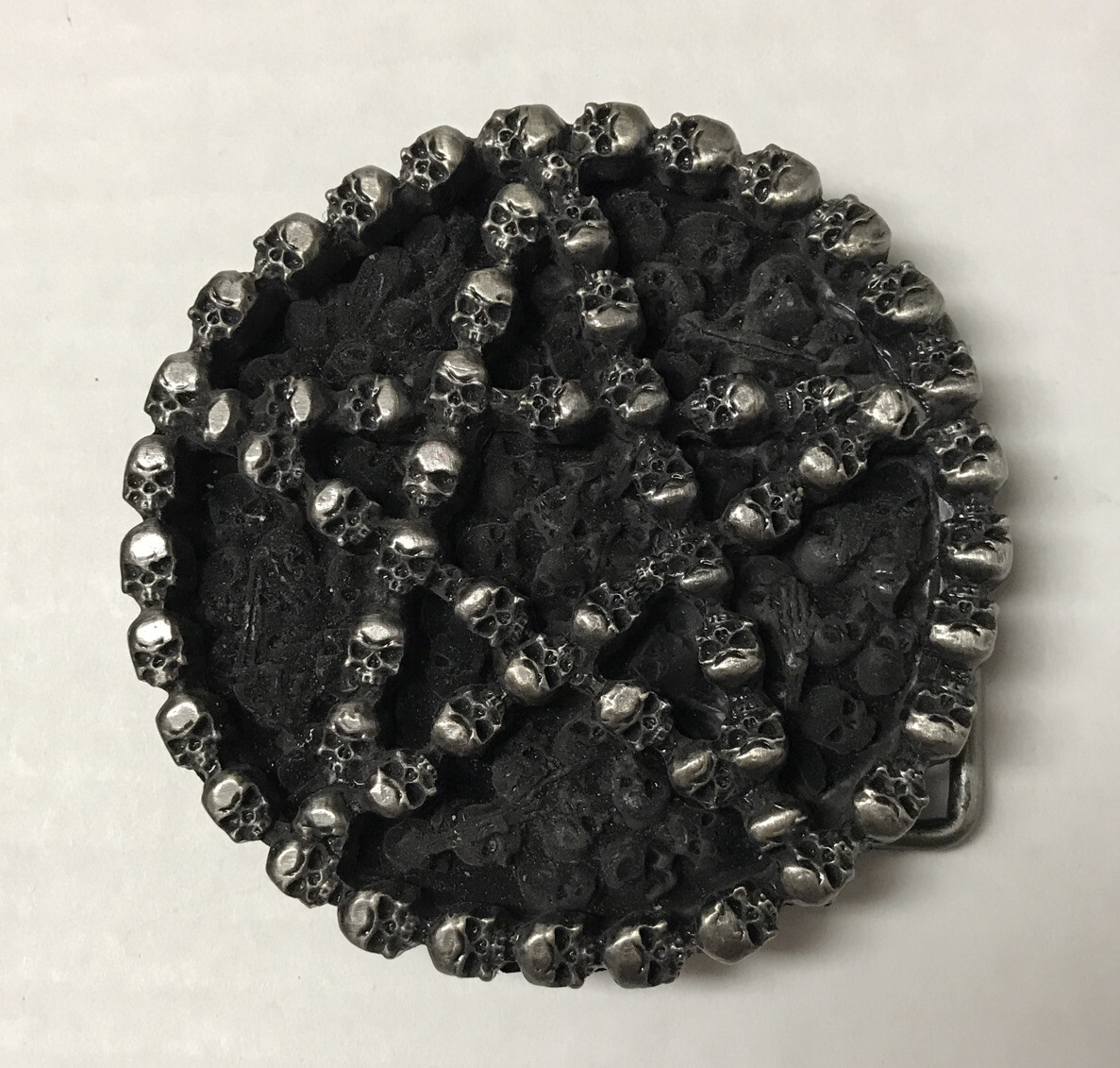 Skull Pentagram Gothic Belt Buckle