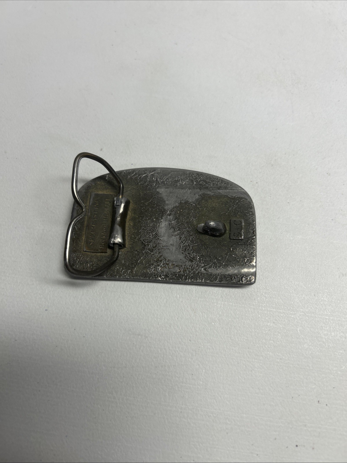 Vintage Brad Ragan Inc. The Tough Tire Team BRi Belt Buckle Metal Illinois