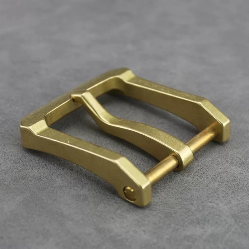 Brass Single Prong Belt Buckle Replacement Fits 3.8cm Wide Belt