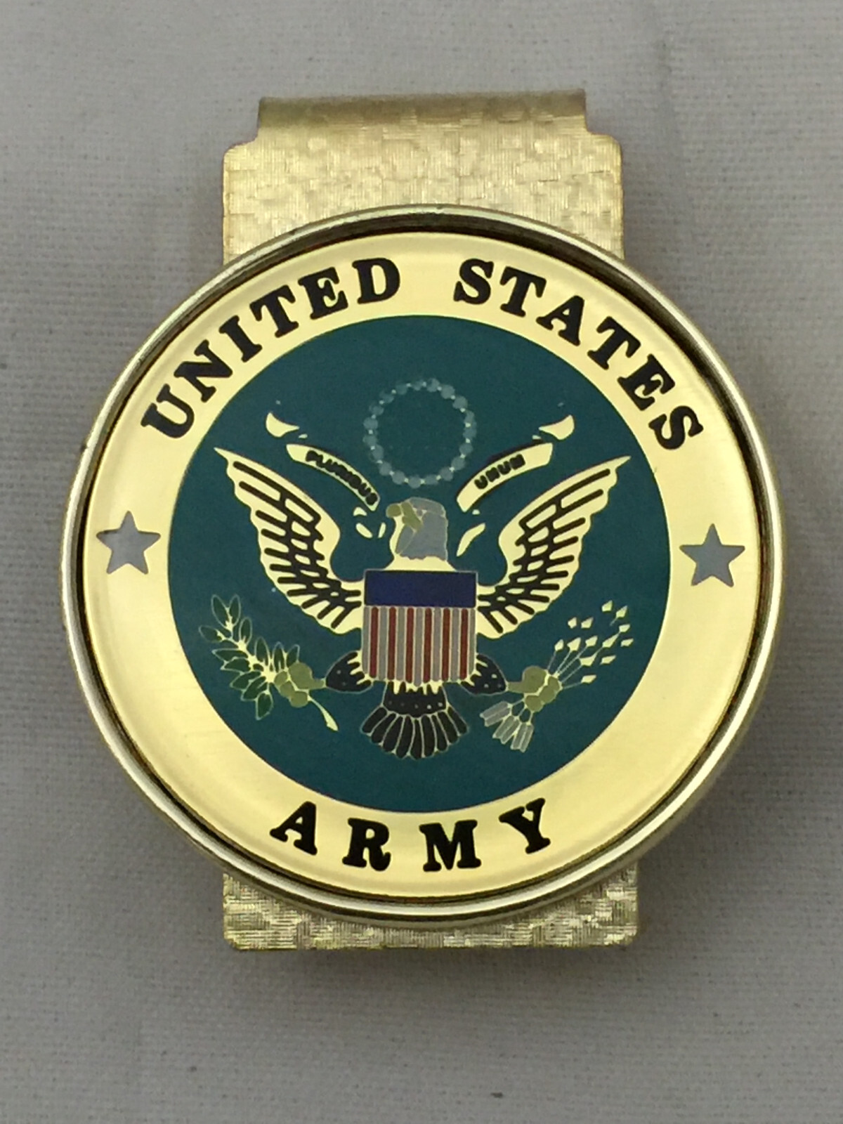 U.S. Army 3 piece set, belt buckle, bolo and money clip