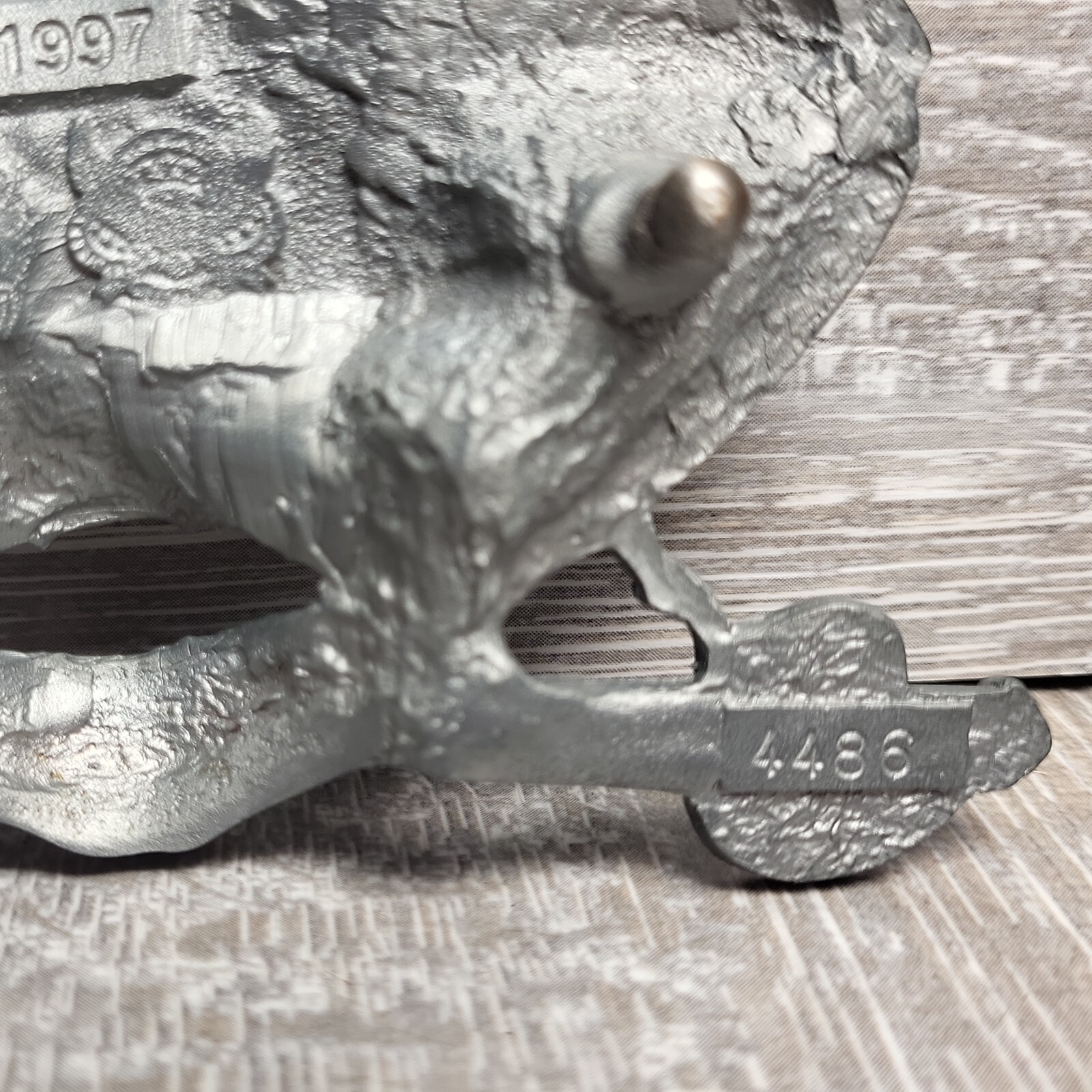 Vtg Large Pirate Skull Crossbones Cross Swords Belt Buckle Costume 1997