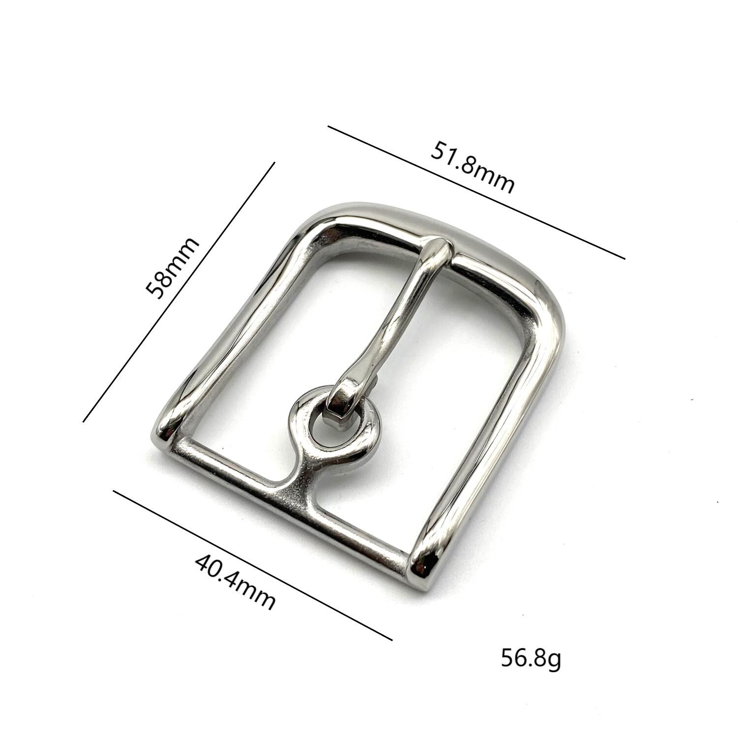 Hypoallergenic Stainless Belt Buckle 40mm Women Women Leather Belt Buckle Preven