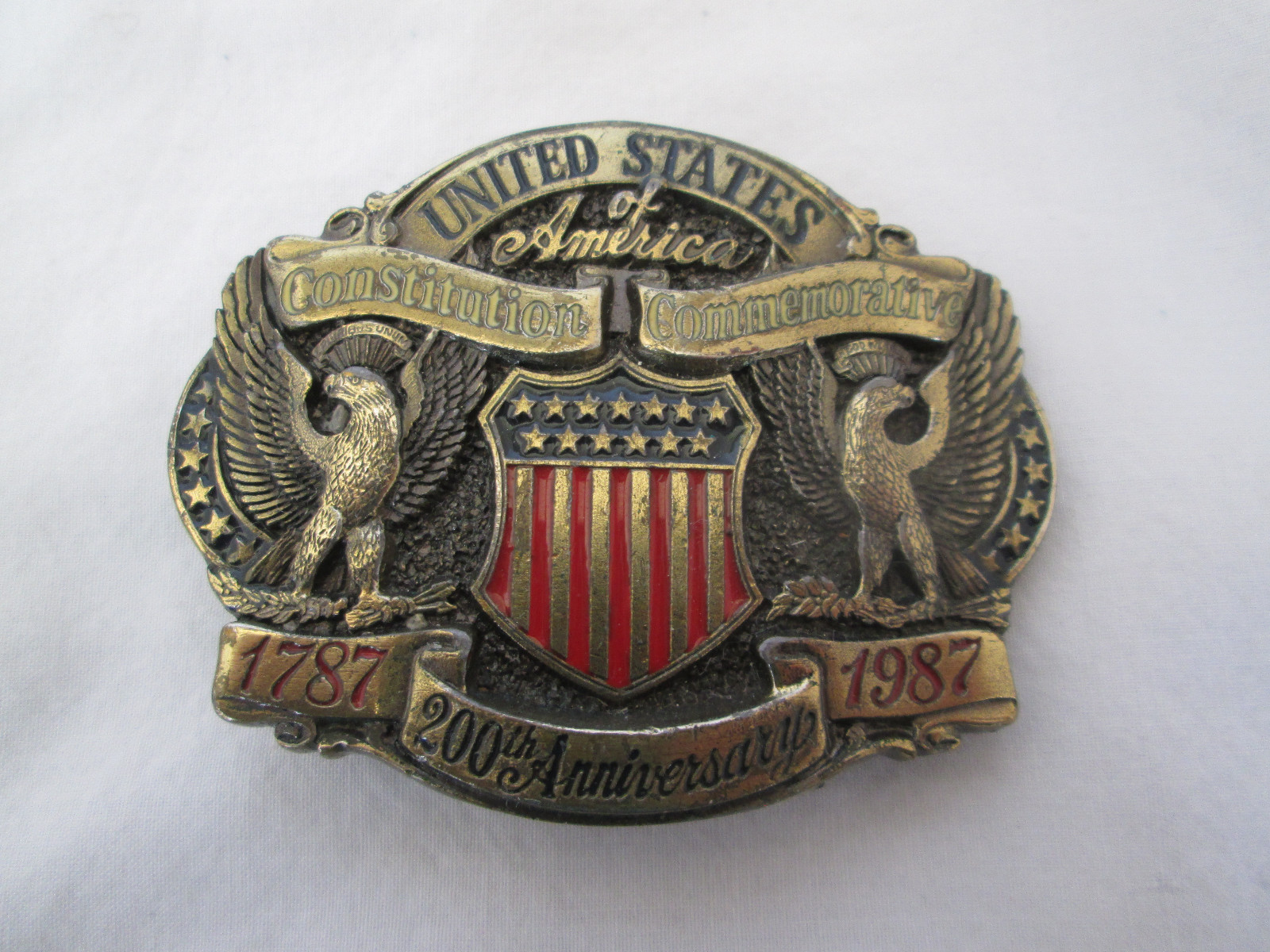 US Constitution Buckle United States Of America Commemorative 200th Anniversary