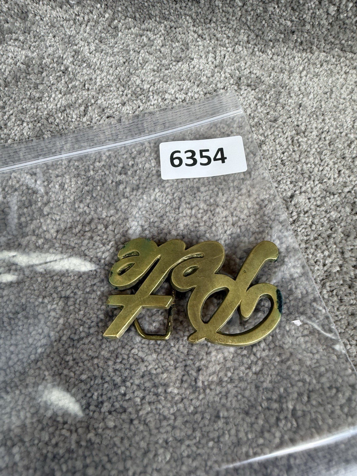 Pete 4061 Solid Brass Taiwan Belt Buckle Approx 3.375 In x 2 In for 1.75 Width