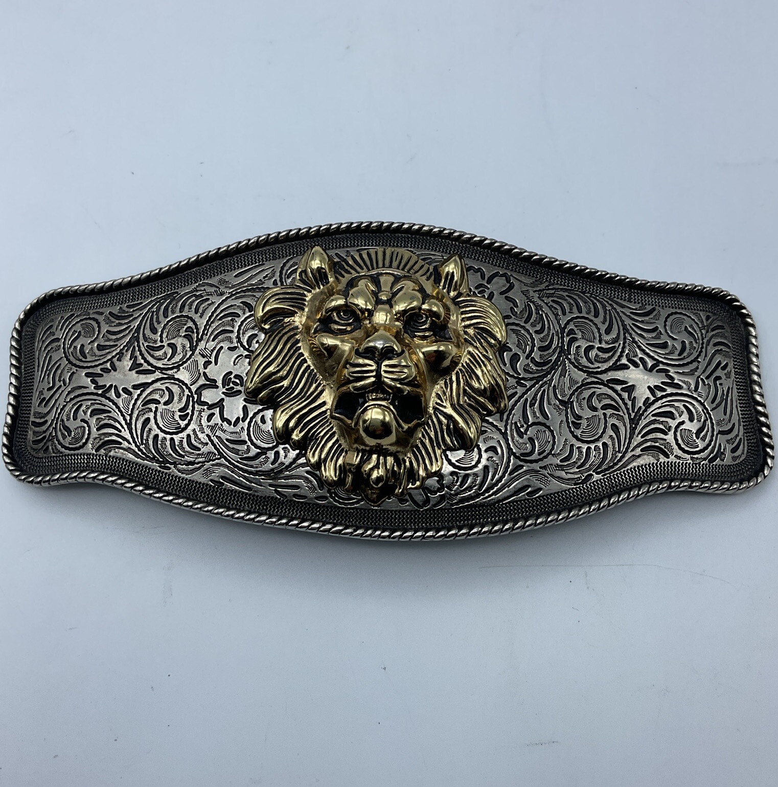 Rare Find Classico Italia Lion Head Belt Buckle,Vintage Belt Buckle, A183 Italia