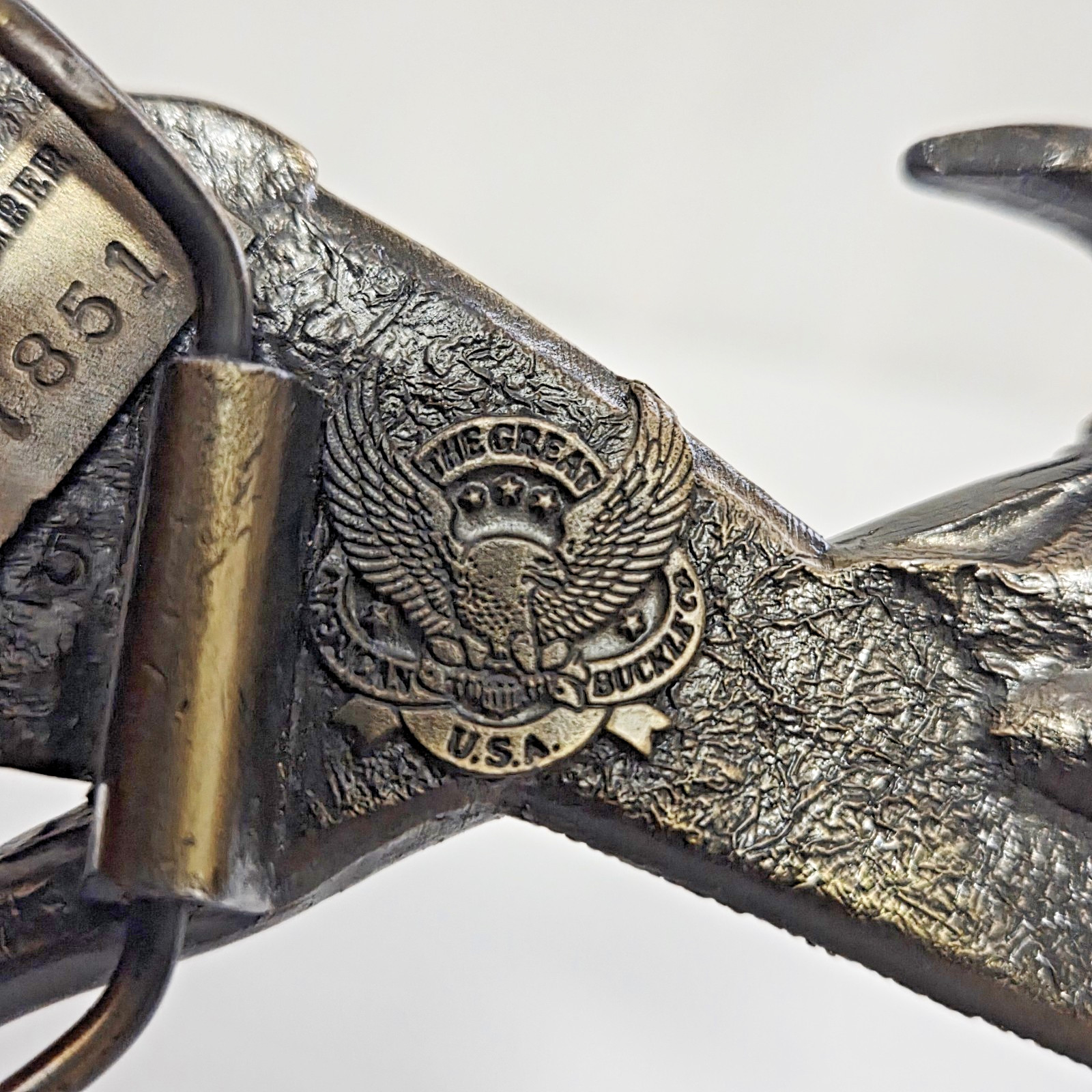 Belt Buckle – The Great American Buckle Co 1981 Carpenter&rsquo;s Tools (with wear)
