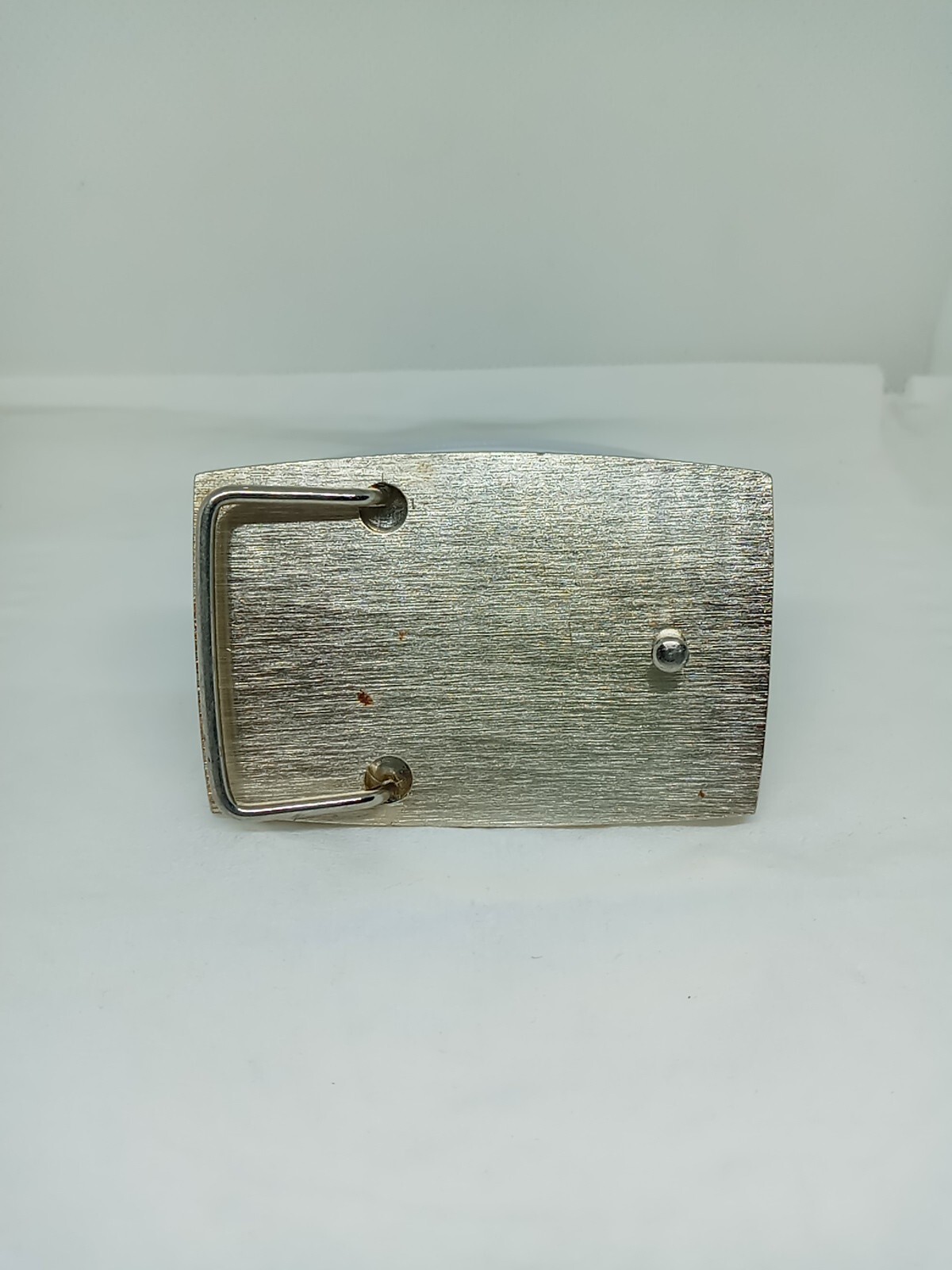 Vtg. RAINTREE ?Gold TnedMetal Ivory Color Large Mouth Bass Belt Buckle. Intricat