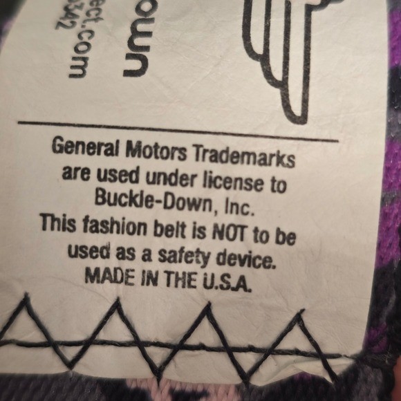 Buckle Down Joker HA HA Fashion Belt Seatbelt Buckle Officially Licensed GM