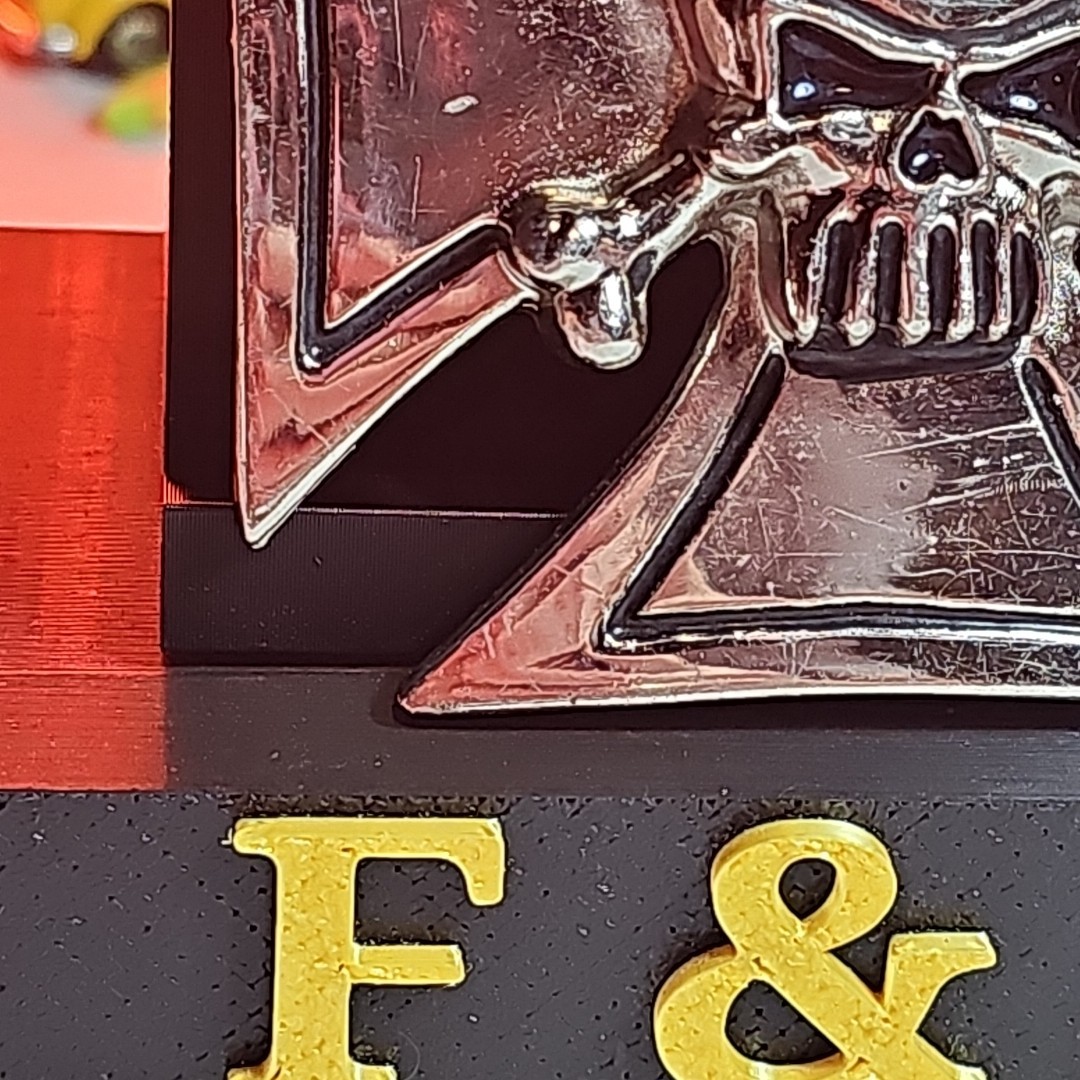 3-D Skull And Crossbones On Iron Cross Belt Buckle by Silver Star See Pics