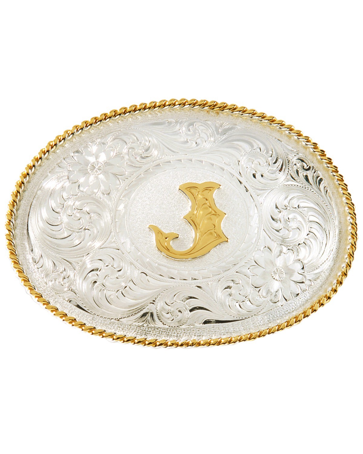Montana Silversmiths Initial "J" Belt Buckle – 700J