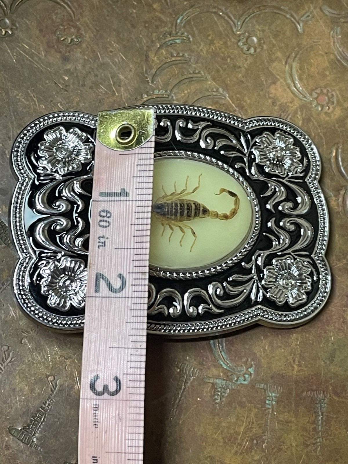 Scorpion Xmas WESTERN SILVER BELT ADJUSTABLE BUCKLE MEN WOMEN UNIQUE VALENTINE