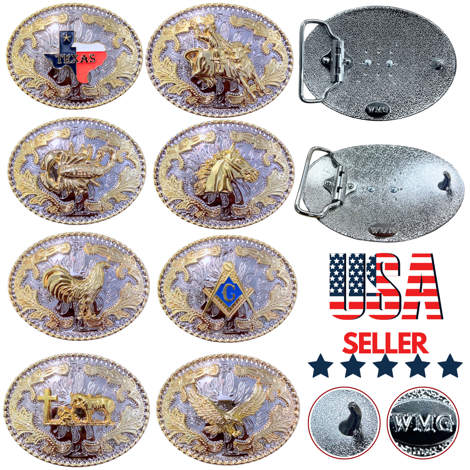Texas State Belt Buckle Flag Map Cowboy Rodeo Western Fashion Hebillas Vaqueras