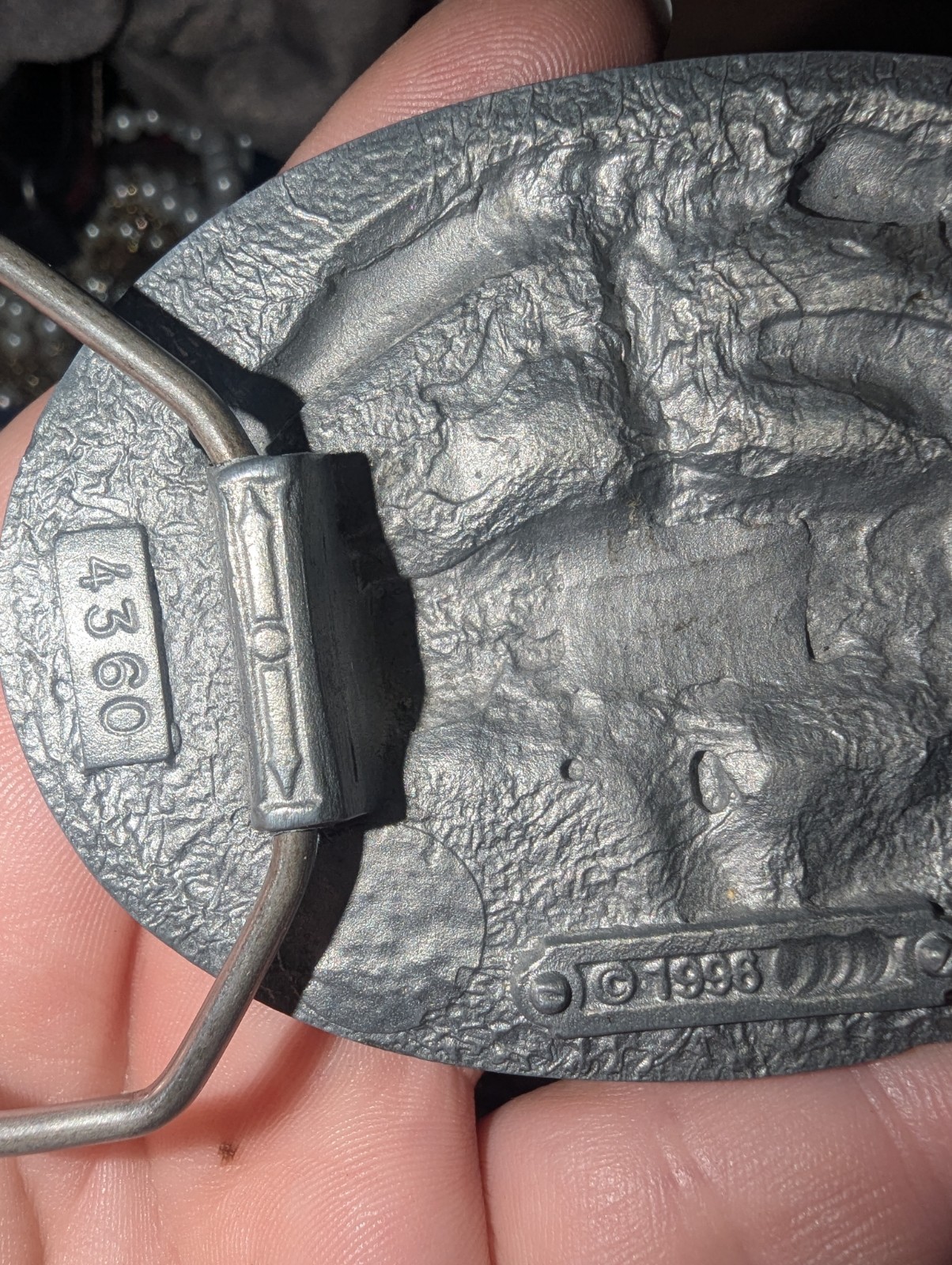 Vintage Vietnam Veteran Belt Buckle Great American Buckle Co. 1996