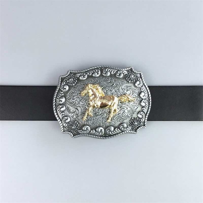 Vintage Style Running Horse Western Belt Buckle also Stock in the US