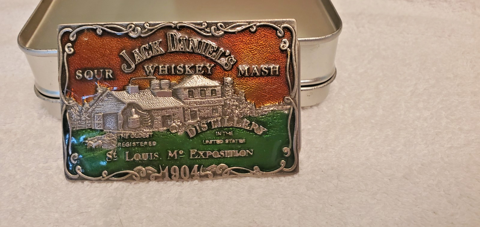 Jack Daniel&rsquo;s Whiskey, Sour Mash Belt Buckle