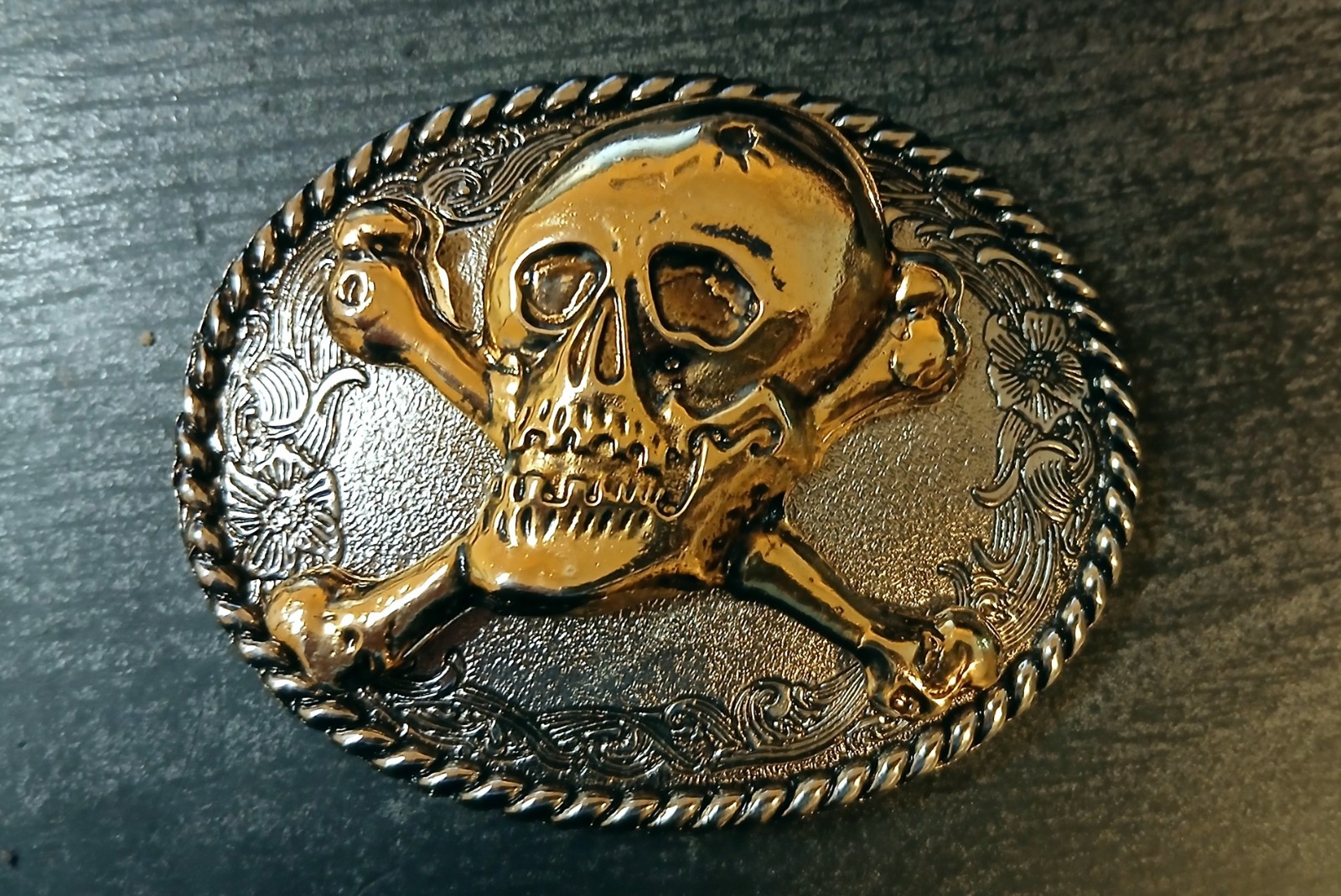 Belt Buckle Skull Skull