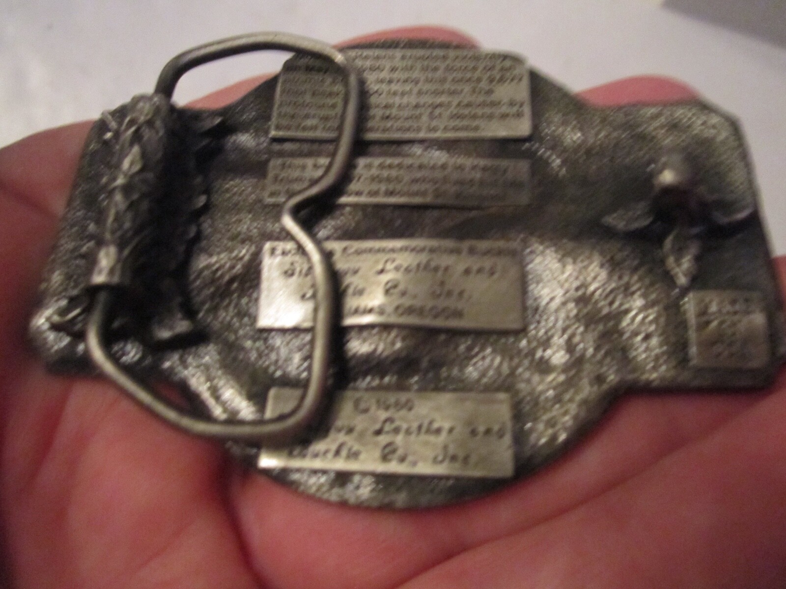 1980 MOUNT ST HELENS BELT BUCKLE – HEAVY METAL – GW13