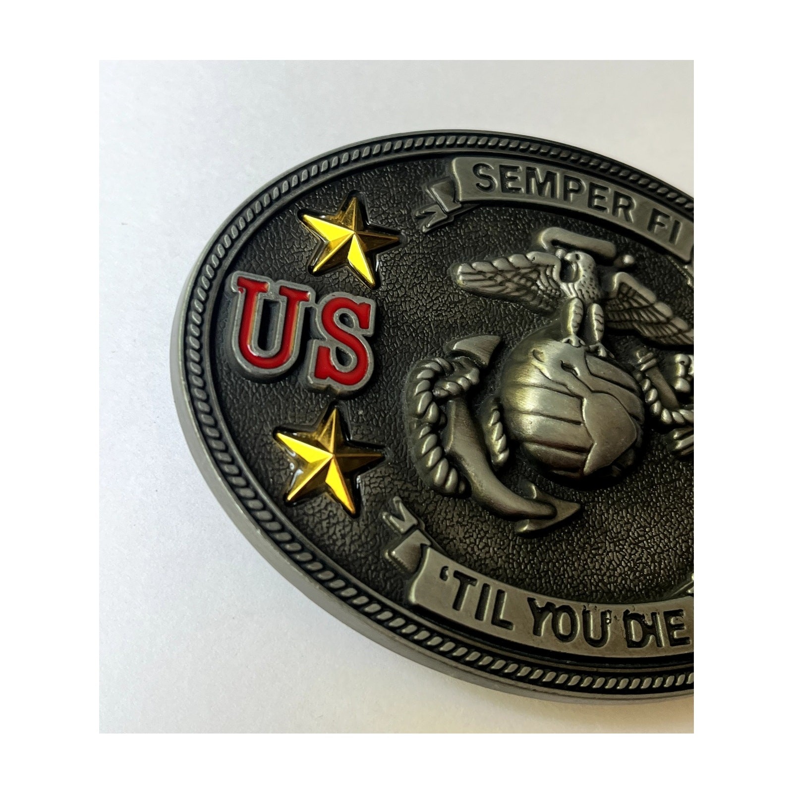 USMC Semper Fi Marines Belt Buckle