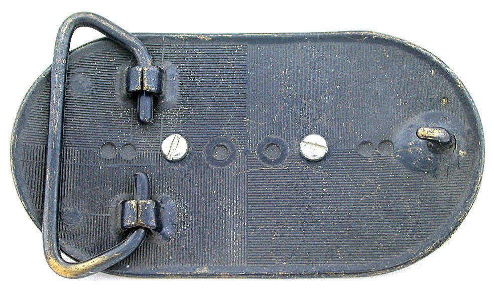 Gold Color Southwest Western Natural Oval Lapis Cabochon Belt Buckle EPBB143