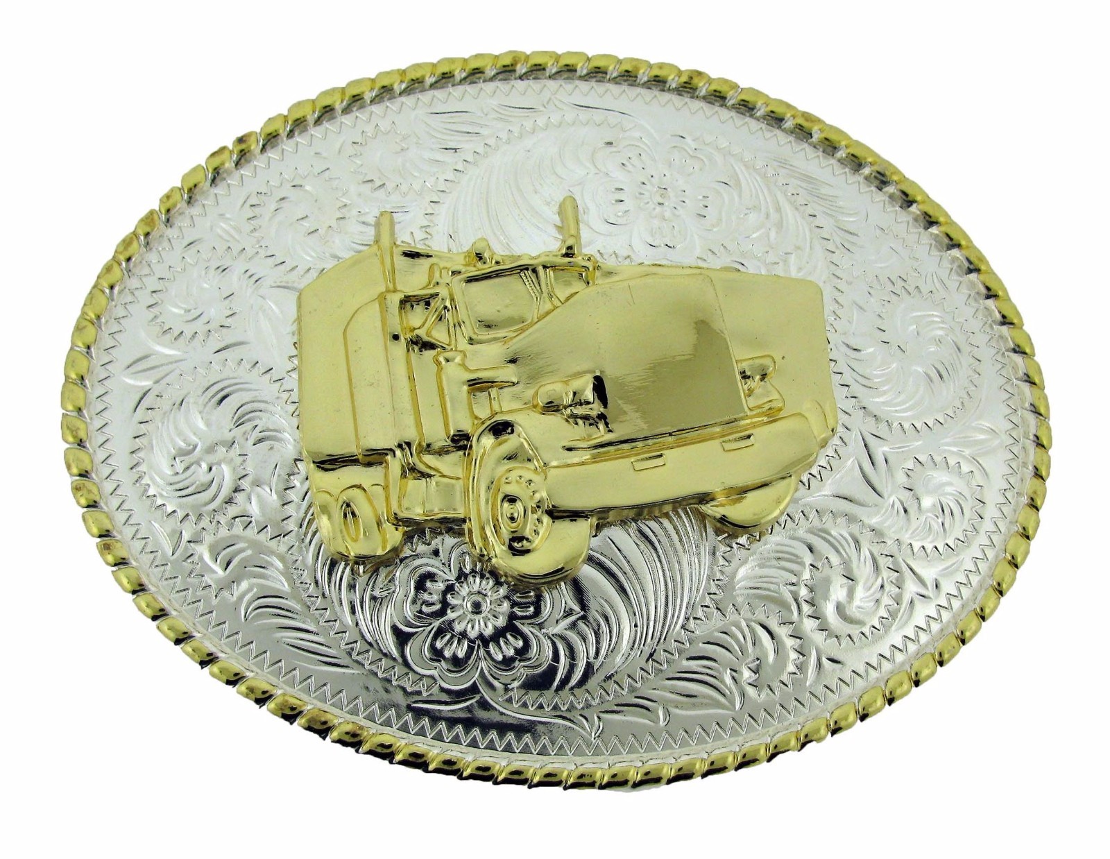 Big Rig Truck Belt Buckle Trucking Trucker Cowboy Rodeo hebilla del cinturón New