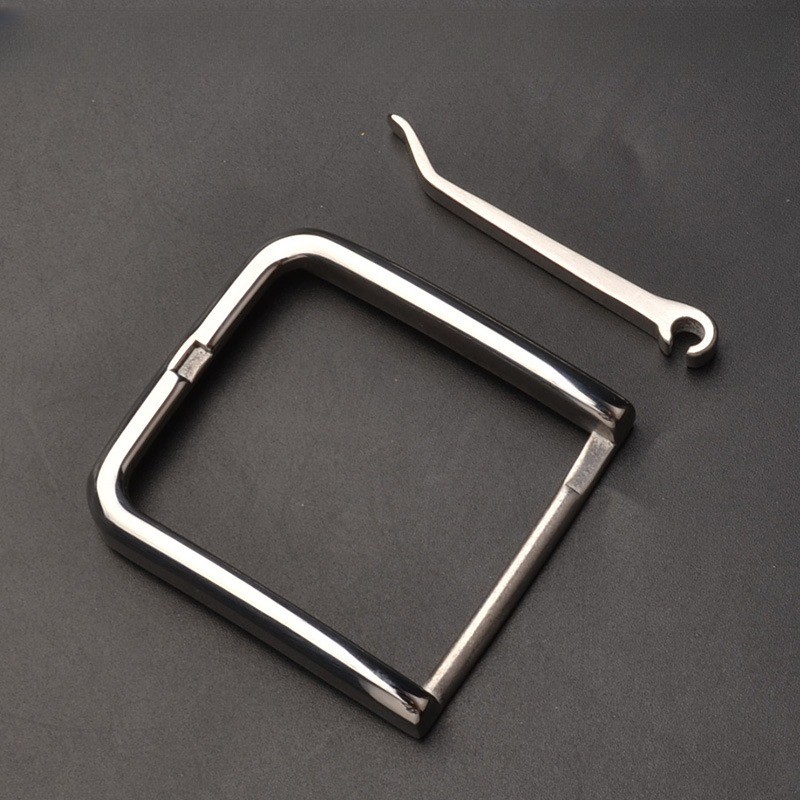 Replacement Stainless Steel Single Prong Belt Buckle Fits 1.3/1.5 Inch Belt