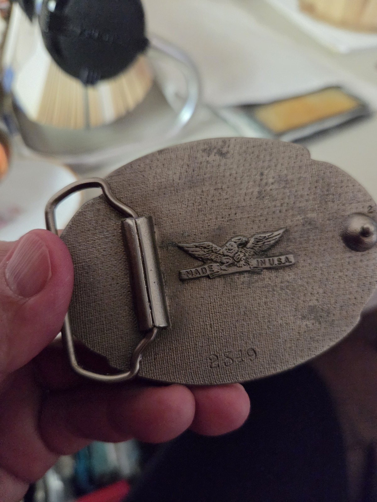 Vintage NASA Space Shuttle CHALLENGER Jan 28 1986 Commemorative Belt Buckle 2349