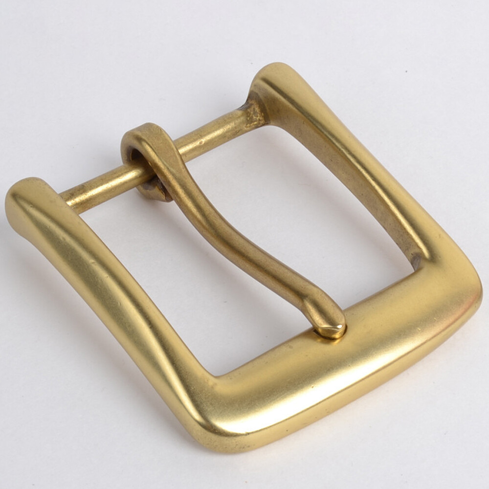 Solid Brass Belt Buckles Tongue Pin Belt Buckle Fits For 1.7INCHES Belt 2Pcs