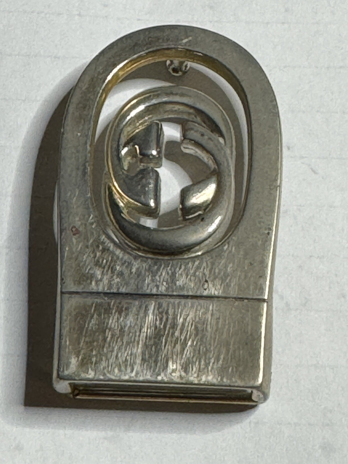 GUCCI Interlocking Buckle PARFUMS MOD BREV 3cm x 5cm For Belt 2cm