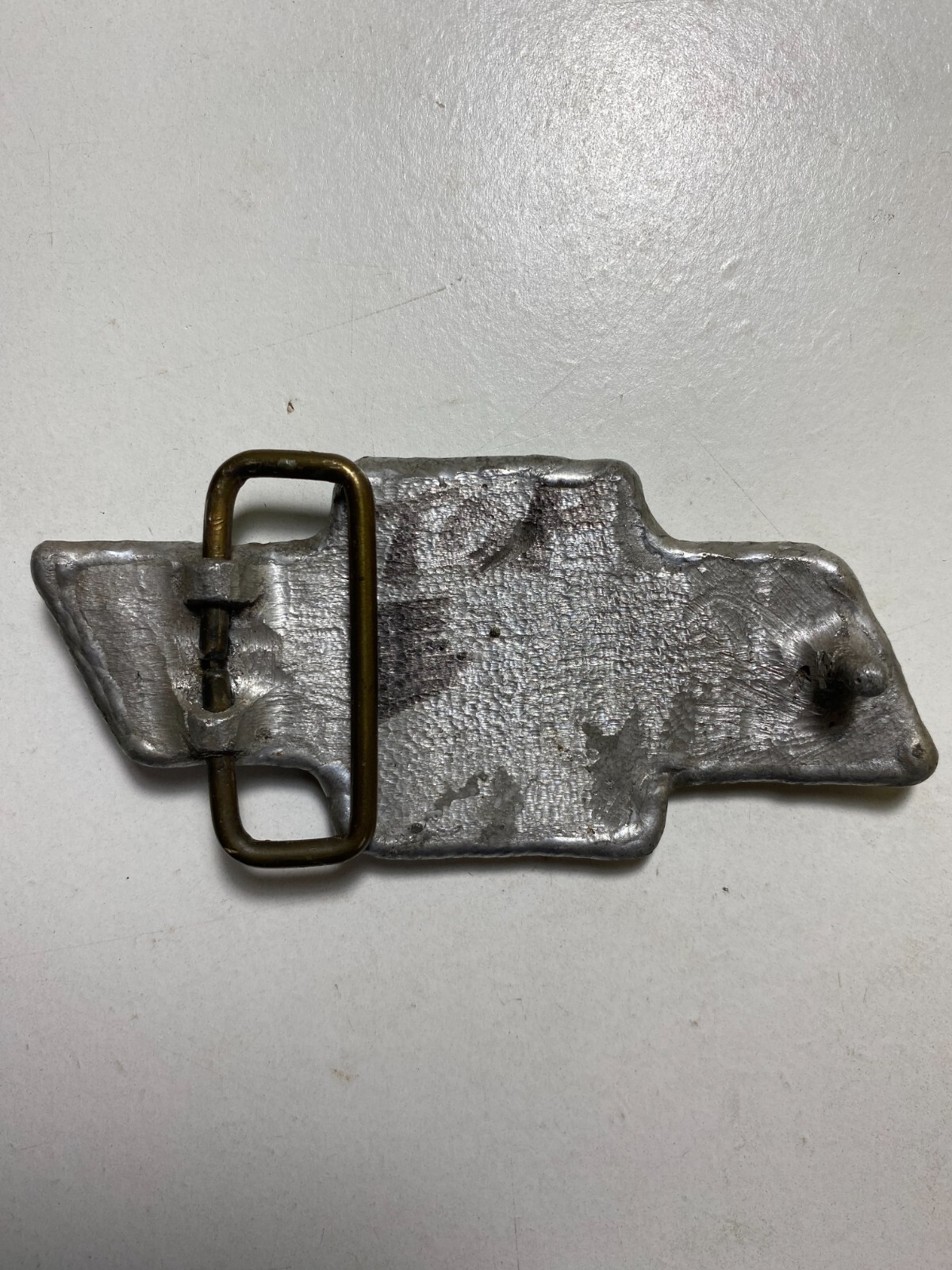 Chevrolet Chevy 350 Bow Tie Metal Custom Made Belt Buckle