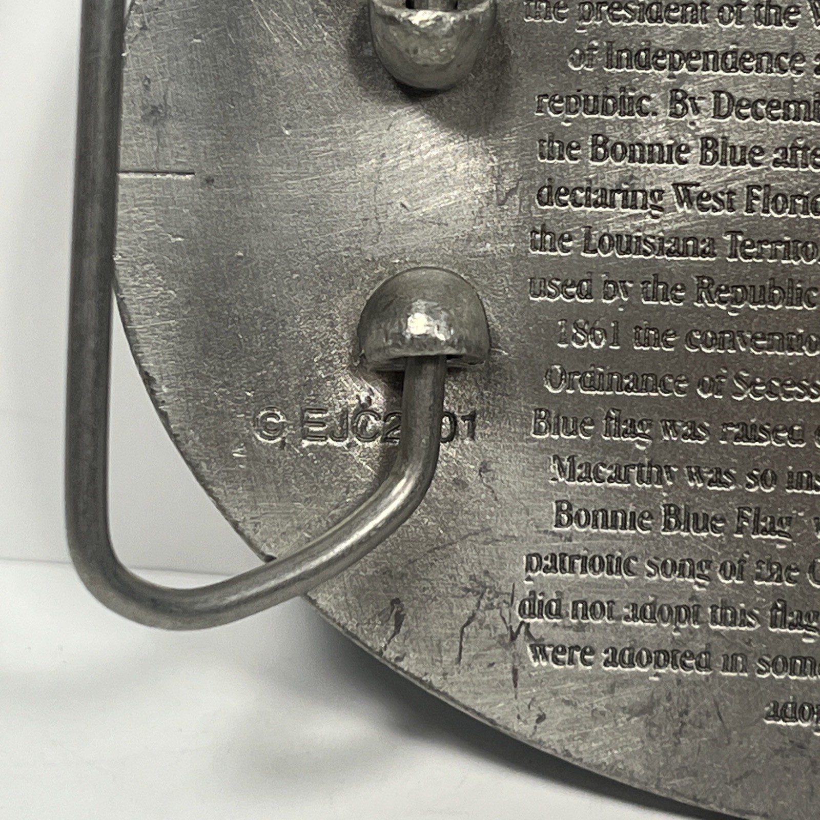 BONNIE BLUE FLAG BELT BUCKLE – CSA – LONE STAR