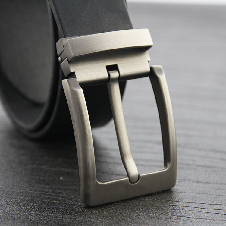 1PCS Silver Gray Quality Pin Buckle for Mens Belt #94155