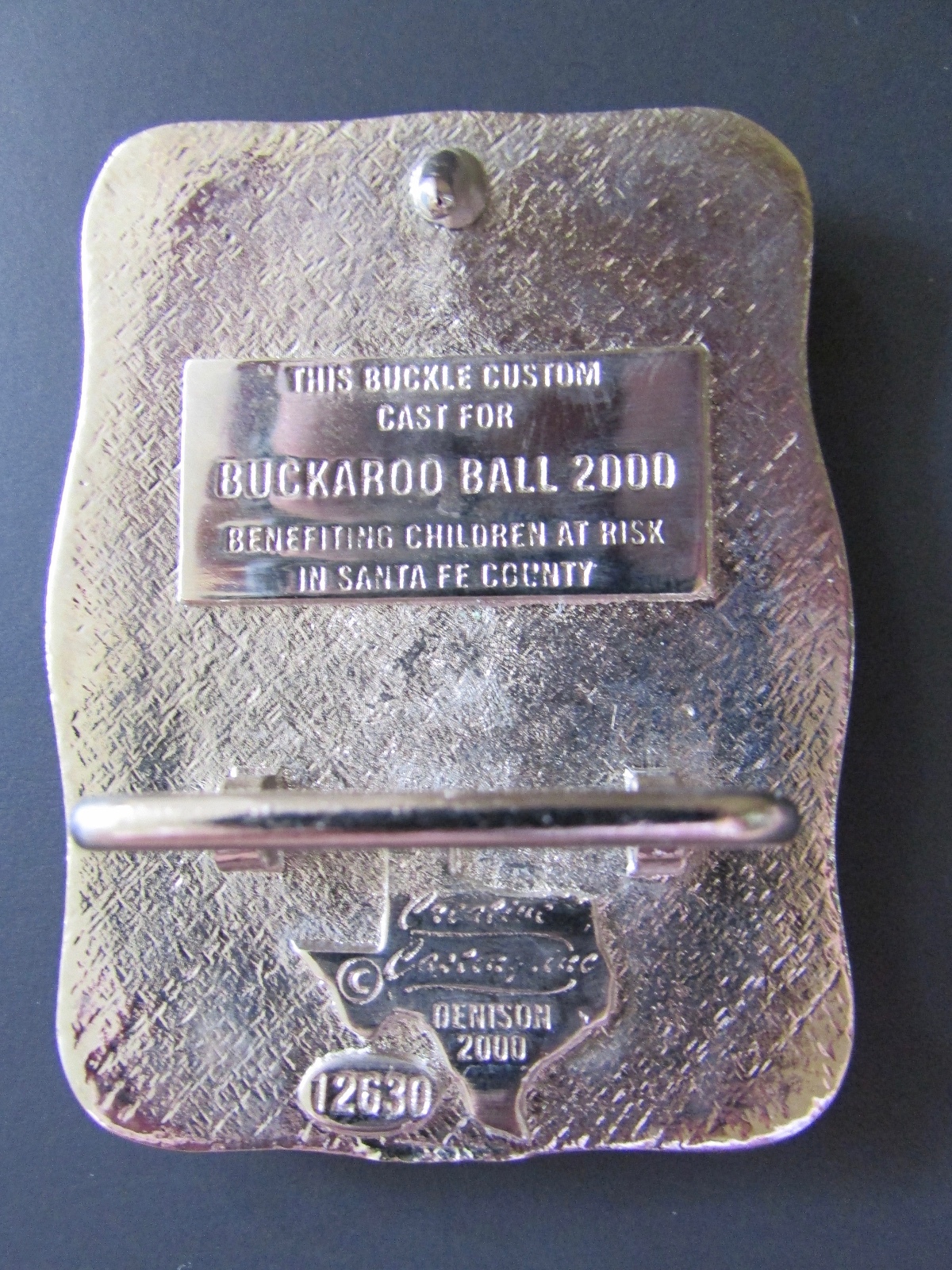 Buckaroo Ball Santa Fe 2000 « Enamel Horses » Belt Buckle