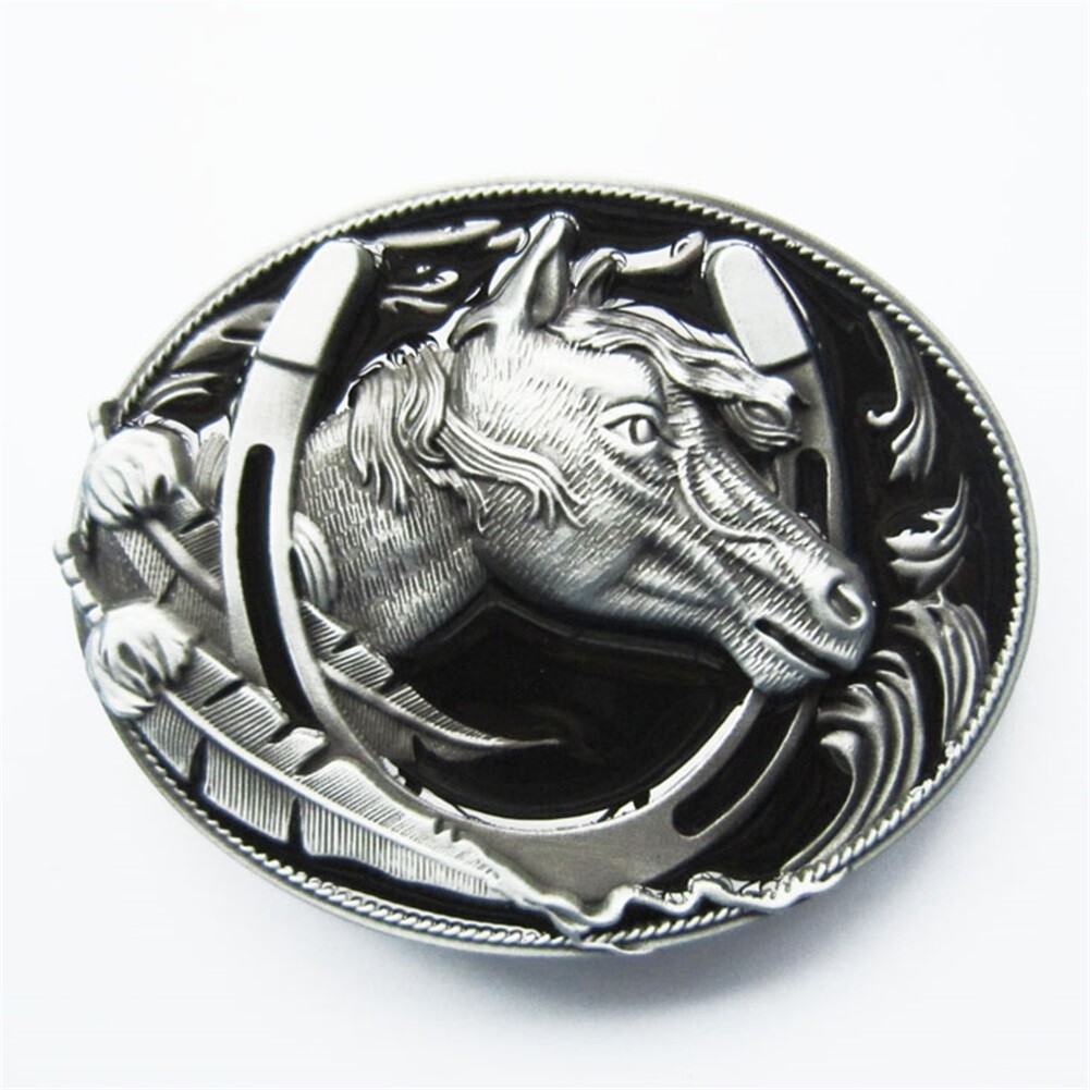 Wolf Horse Western Wildlife Belt Buckle Mix Styles Choice also Stock in US