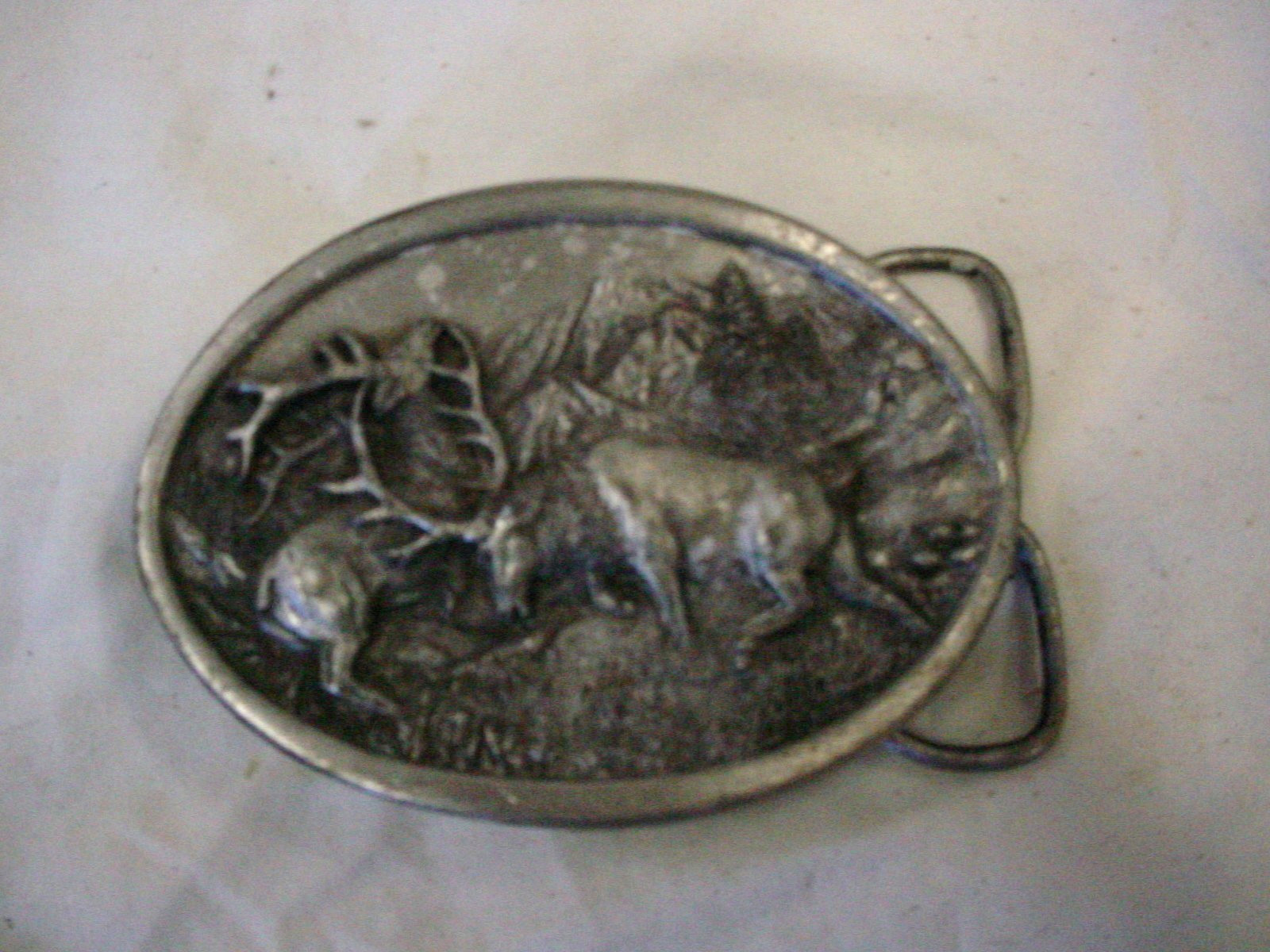 1983 Elk Belt Buckle-Siskiyou Buckle Co. Williams, Oregon