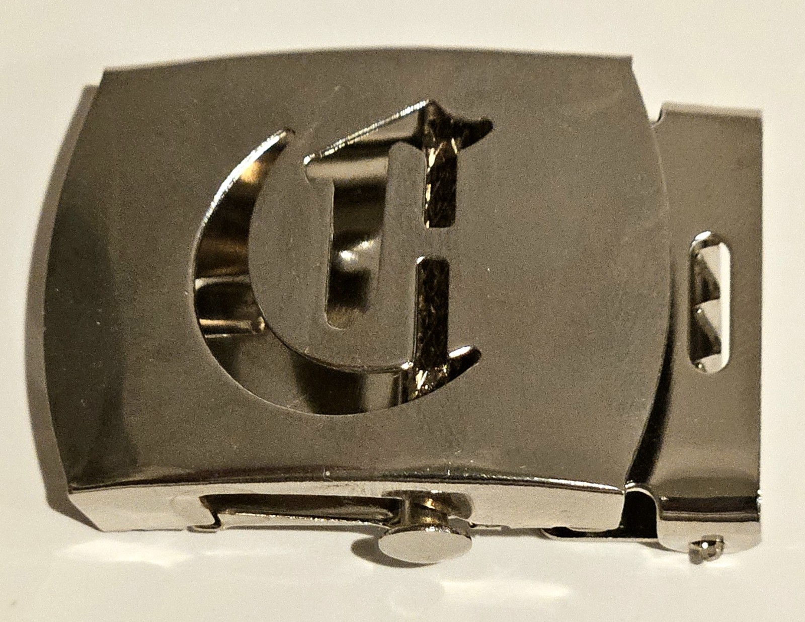 Old English Initial Belt Buckle A To Z Silver Metal Letter Buckle Only
