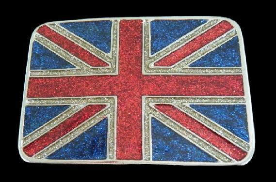 Britain British Union Jack United Kingdom UK Flag Belt Buckle