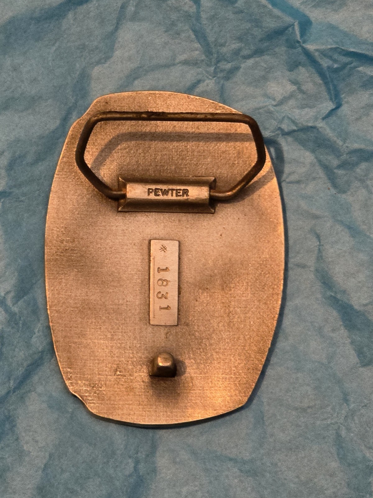 Union Pacific Railroad Centenial Diesel Pewter Belt Buckle 1975 #1831